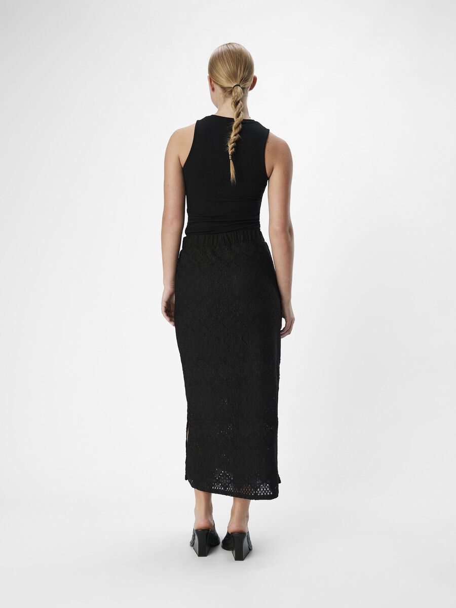 OBJECT OBJFEODORA MAXI SKIRT, Black, highres - 23045383_Black_004.jpg