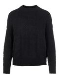 Object Collectors Item LONG SLEEVED KNITTED PULLOVER, Black, highres - 23030186_Black_001.jpg