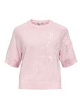 Product image thumbnail - &Agrave; MANCHES COURTES PULLOVER, Pale Lilac | 1