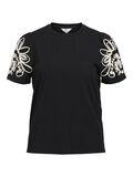 OBJECT SHORT SLEEVED TOP, Black, highres - 23045915_Black_1164955_001.jpg
