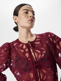OBJECT TIE-FRONT BLOUSE, Cabernet, highres - 23046632_Cabernet_006.jpg