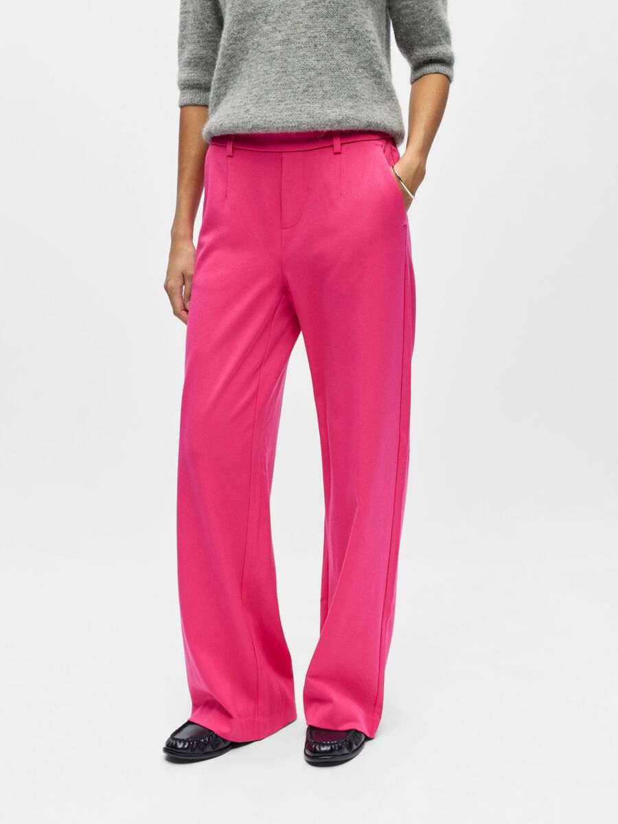 Product carousel image - OBJLISA TROUSERS, Raspberry Sorbet | 1