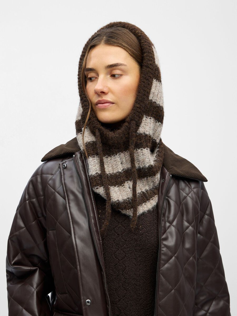 Product carousel image - OBJMILU BALACLAVA, Seal Brown | 3