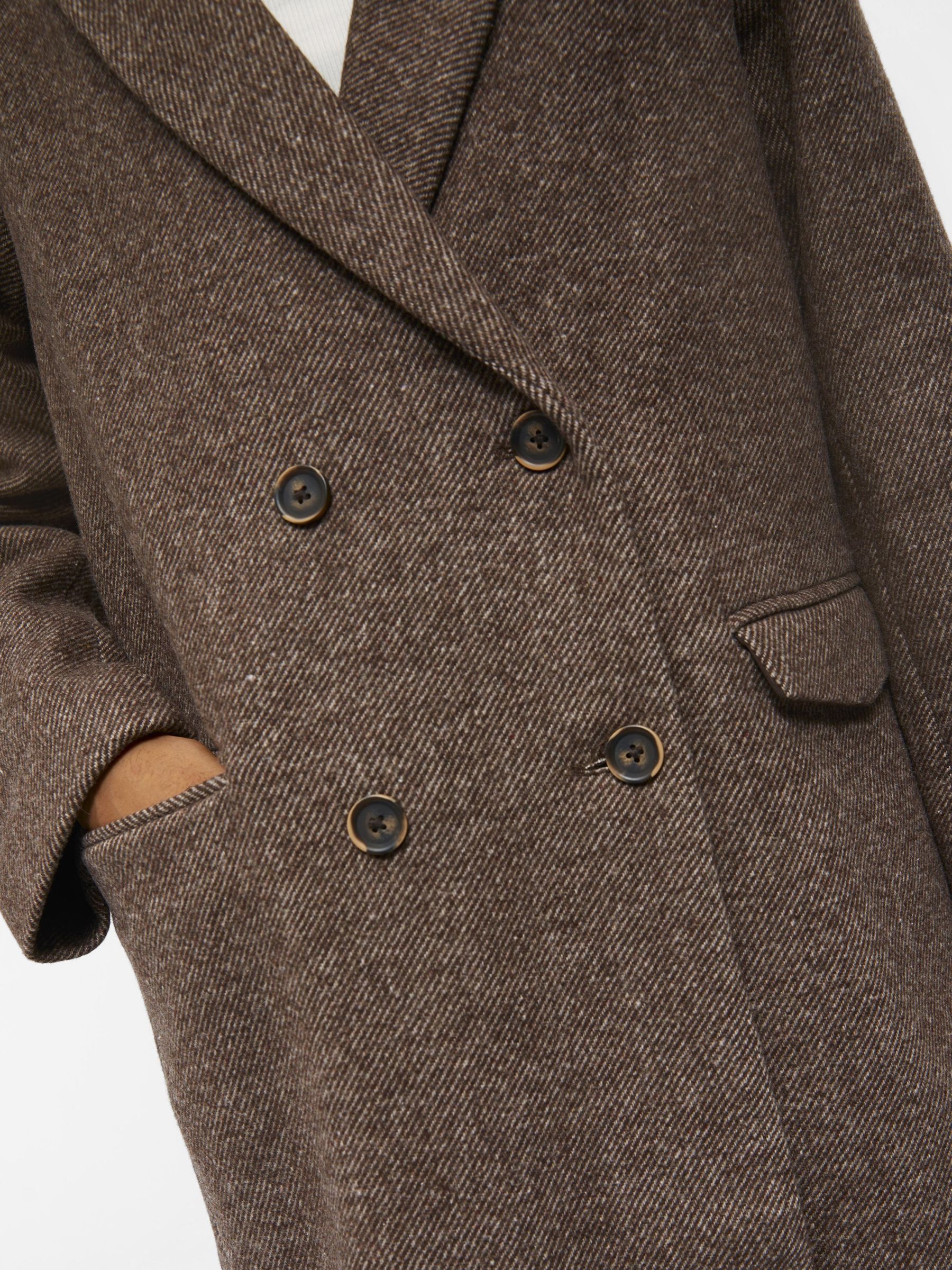 WOOL BLEND COAT Brown .OBJECT CI Ireland