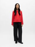 Product image thumbnail - LONG SLEEVED KNITTED PULLOVER, Poinsettia | 4