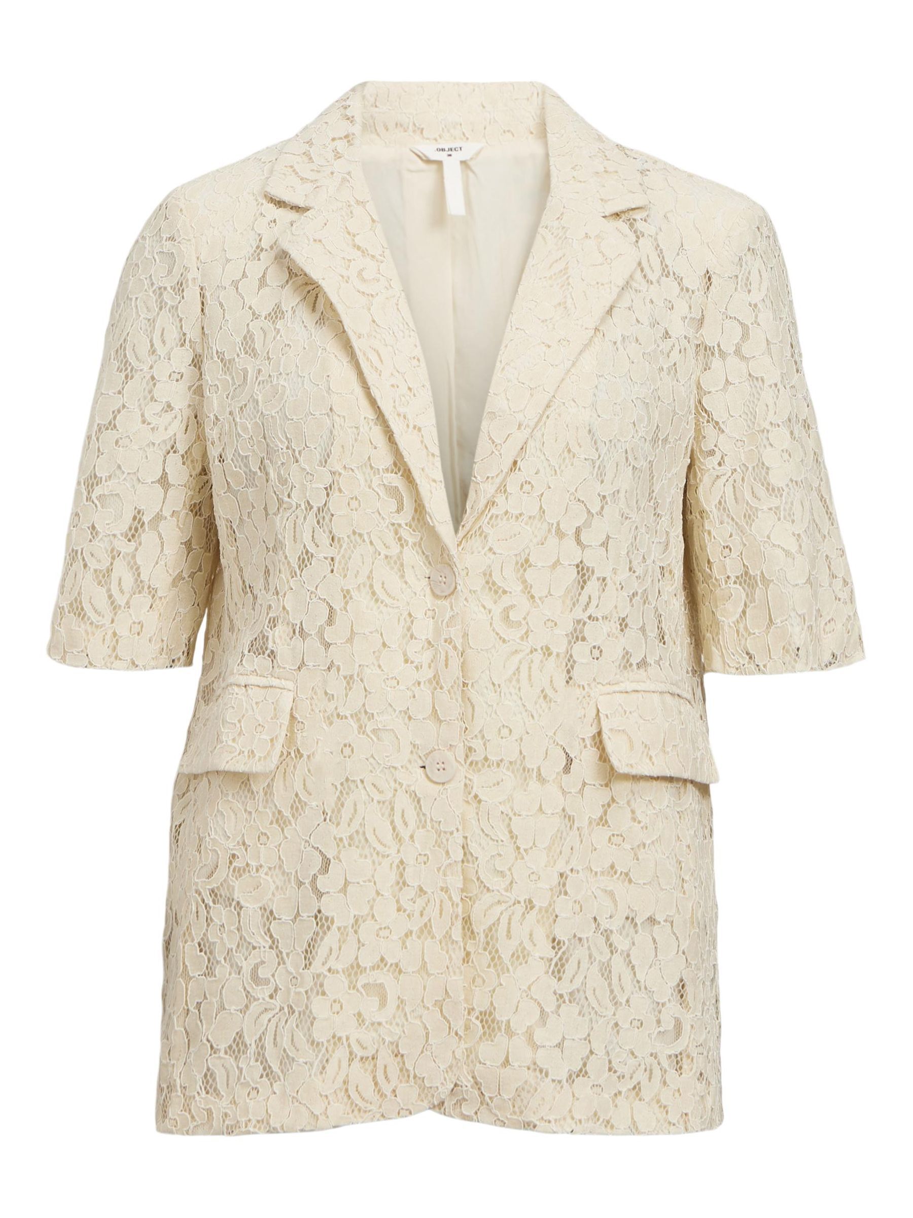 Beige lace jacket clearance