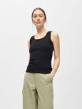 Product image thumbnail - CLASSIC RIBBED TANK TOP, Black | 2