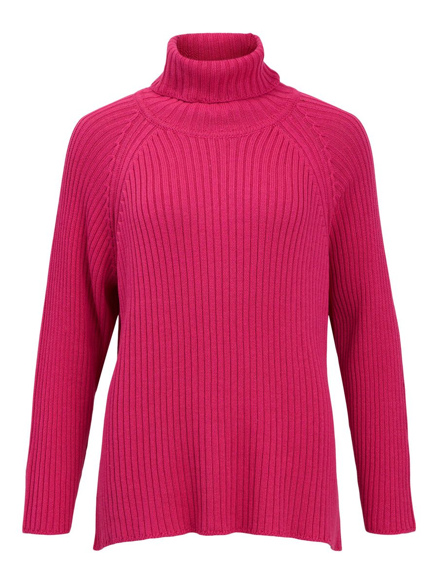 Object Collectors Item RIBBED KNITTED PULLOVER, Magenta, highres - 23040385_Magenta_001.jpg