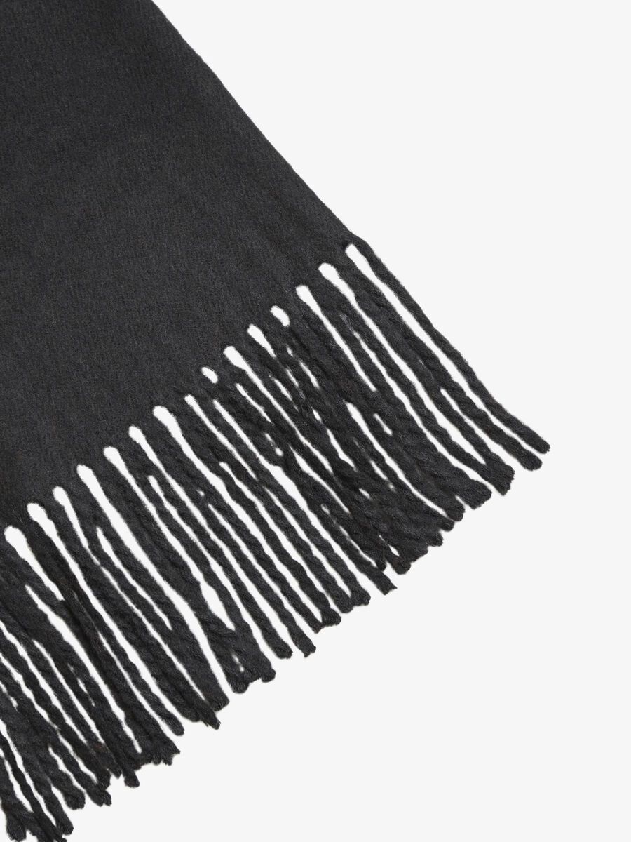 Carousel image - WOOL SCARF, Black | 4