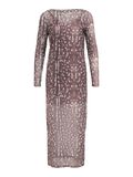 Product image thumbnail - MESH MAXI DRESS, Cocoa Brown | 1