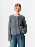 Product image thumbnail - STRIKKET CARDIGAN, Medium Grey Melange | 2