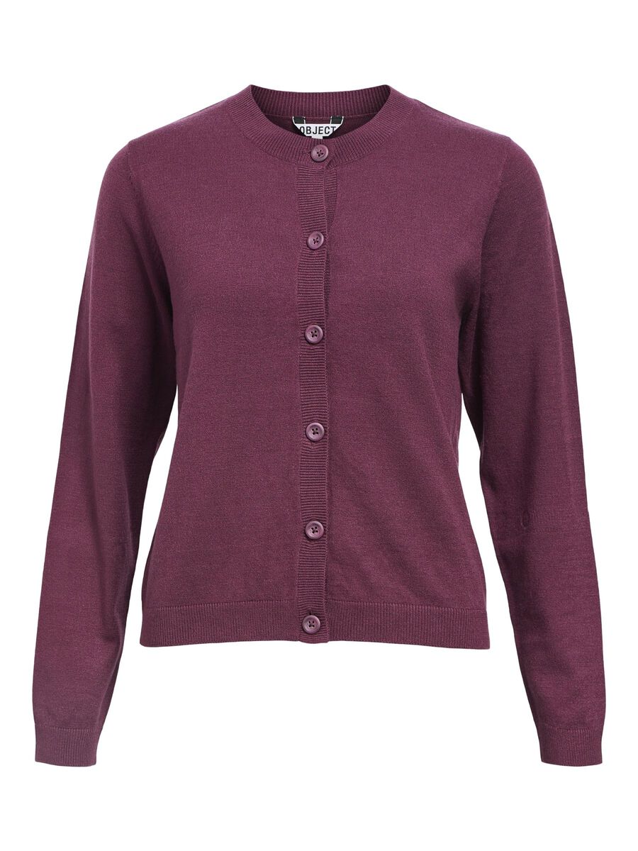 OBJECT OBJTHESS CARDIGAN, Mauve Wine, highres - 23043508_MauveWine_001.jpg