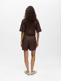 Product image thumbnail - EMBROIDERED SHORTS, Seal Brown | 3