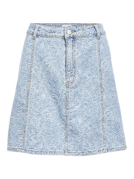 OBJECT DENIM MINI SKIRT, Light Blue Denim, highres - 23046422_LightBlueDenim_1179434_001.jpg