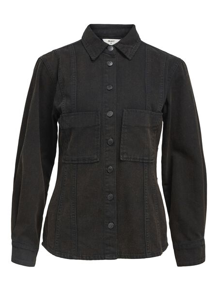 OBJECT DENIM HEMD, Black, highres - 23047018_Black_1198083_001.jpg