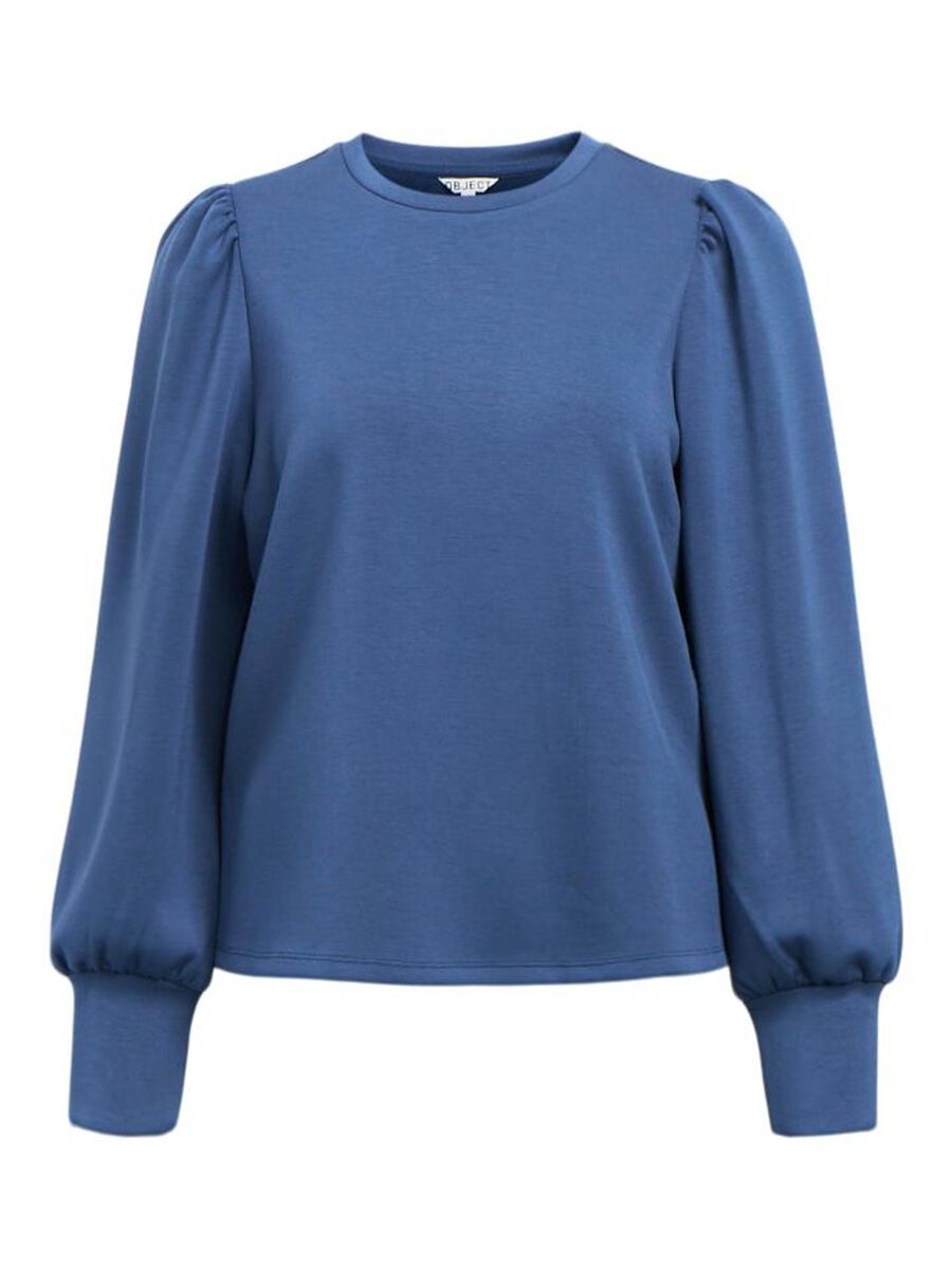 OBJECT LANGE MOUWEN TOP, Dark Denim, highres - 23047103_DarkDenim_001.jpg