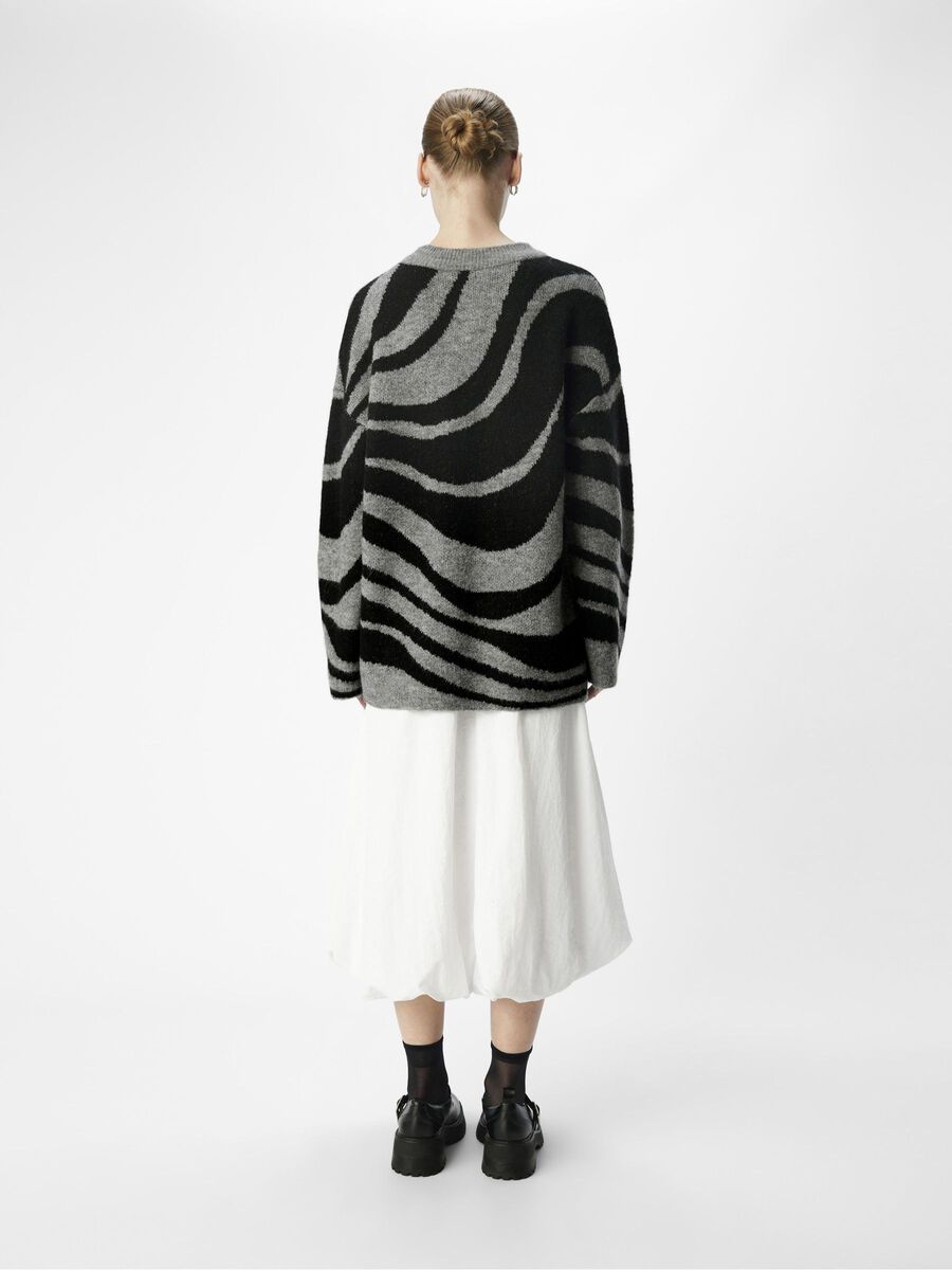 OBJECT STRICK PULLOVER, Medium Grey Melange, highres - 23044637_MediumGreyMelange_1129243_004.jpg