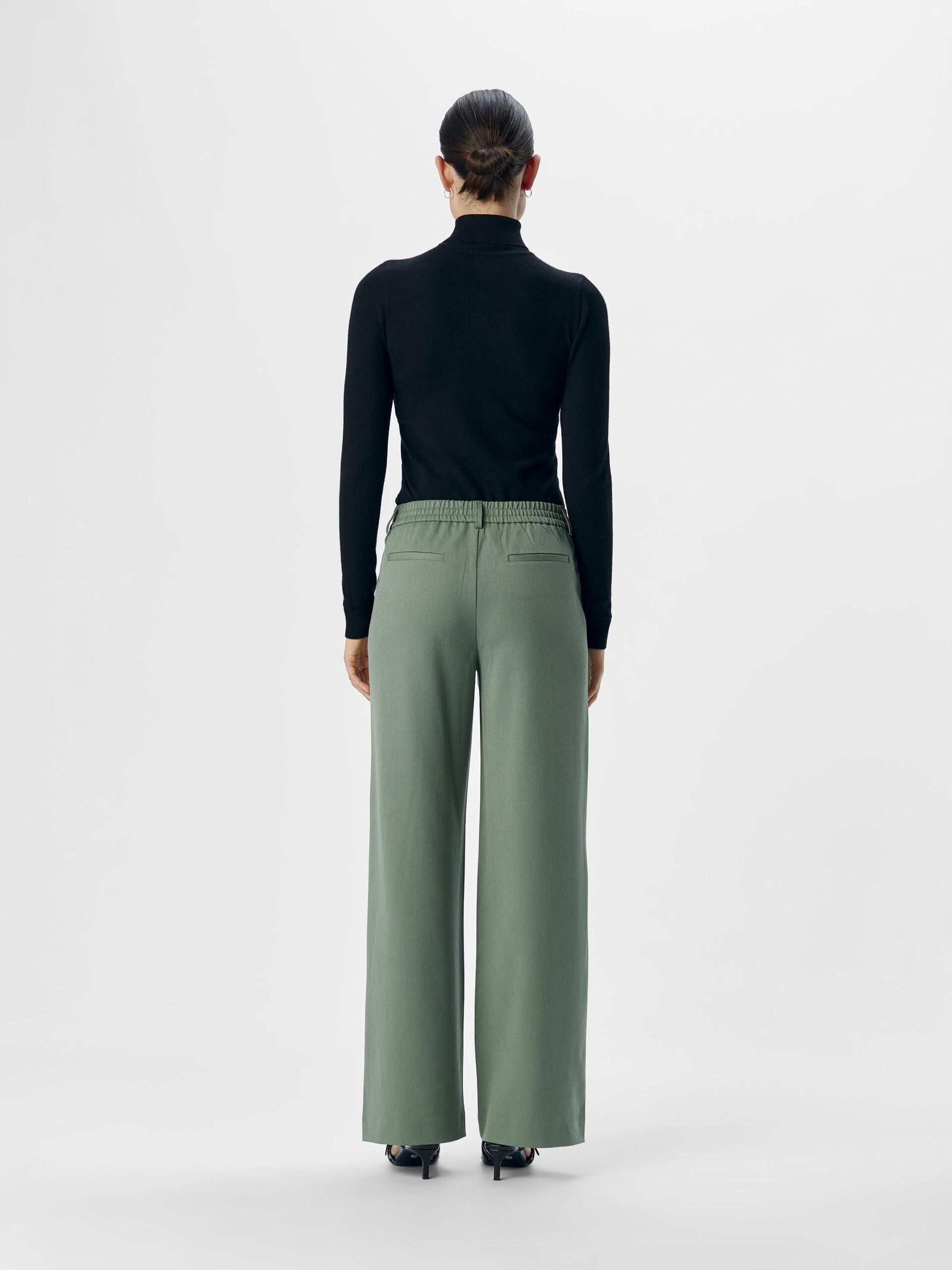 Carousel image - OBJLISA TROUSERS, Laurel Wreath | 3