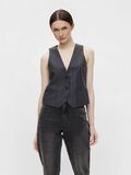 OBJECT NÅLESTRIBET VEST, Dark Grey Melange, highres - 23037329_DarkGreyMelange_003.jpg