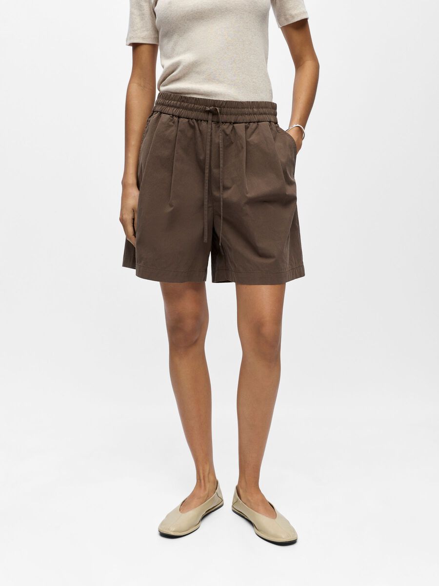 Product carousel image - OBJBERTA SHORTS, Seal Brown | 1