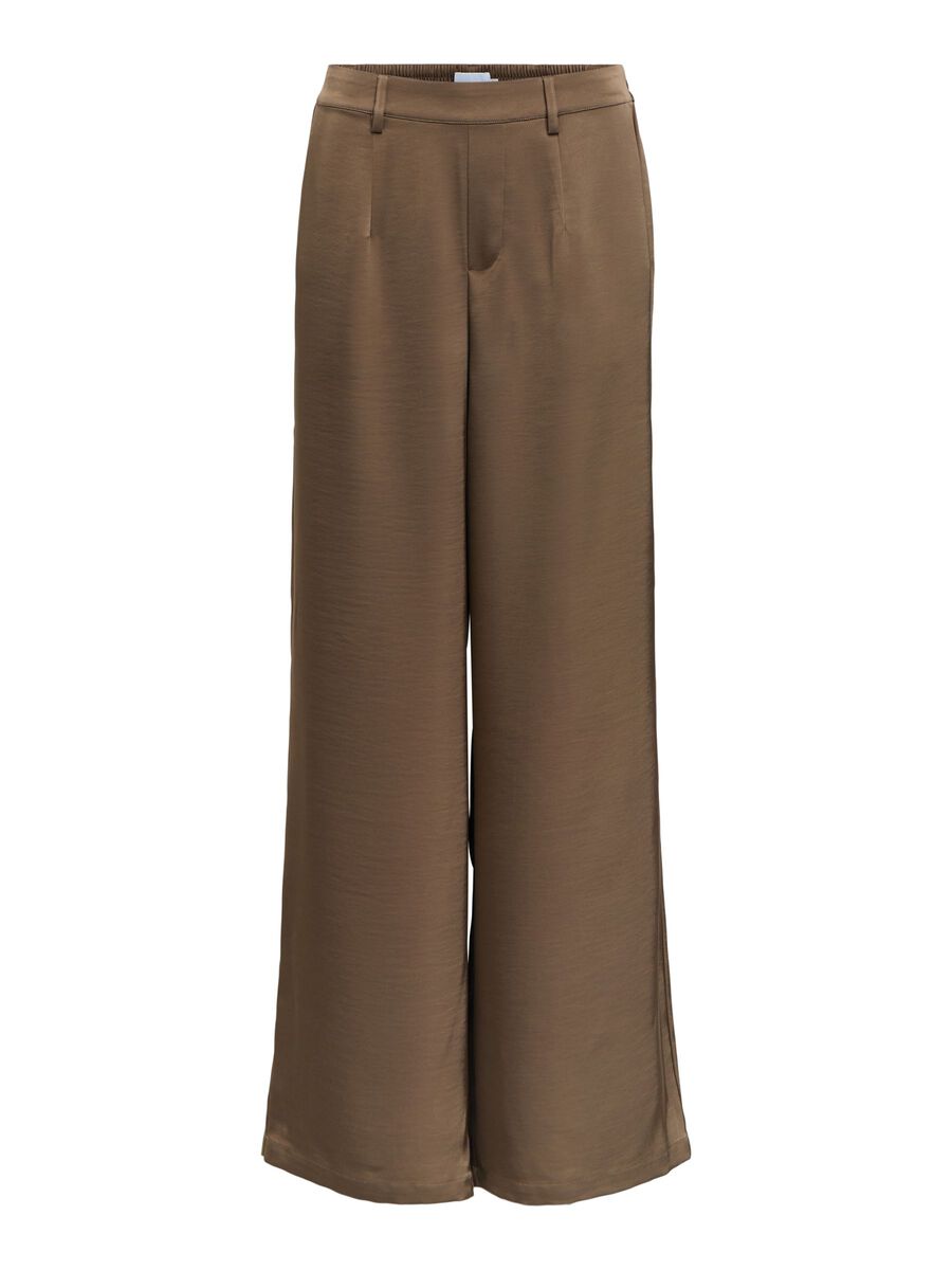 Carousel image - SATIN TROUSERS, Morel | 1