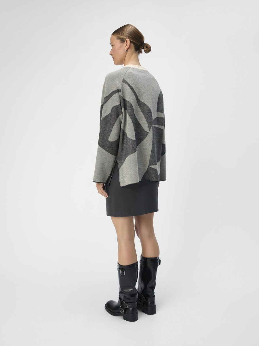 OBJECT KNITTED  PULLOVER, Medium Grey Melange, highres - 23045104_MediumGreyMelange_1136996_004.jpg