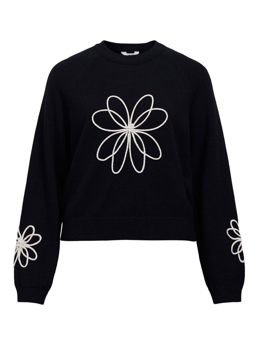 OBJECT KNITTED PULLOVER, Black, highres - 23046233_Black_1175396_001.jpg