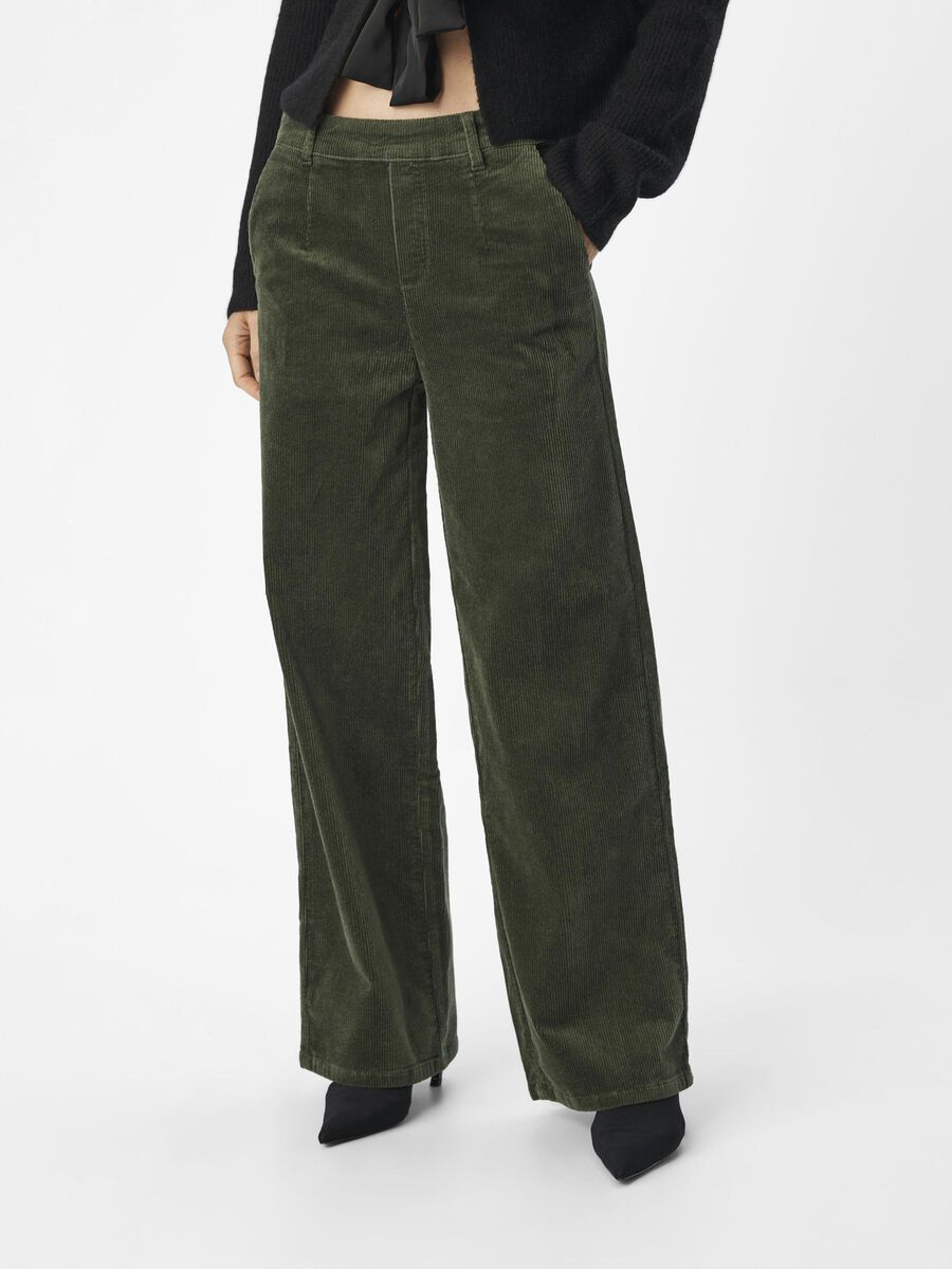 OBJECT CORDUROY  WIDE-LEG TROUSERS, Duffel Bag, highres - 23045795_DuffelBag_003.jpg