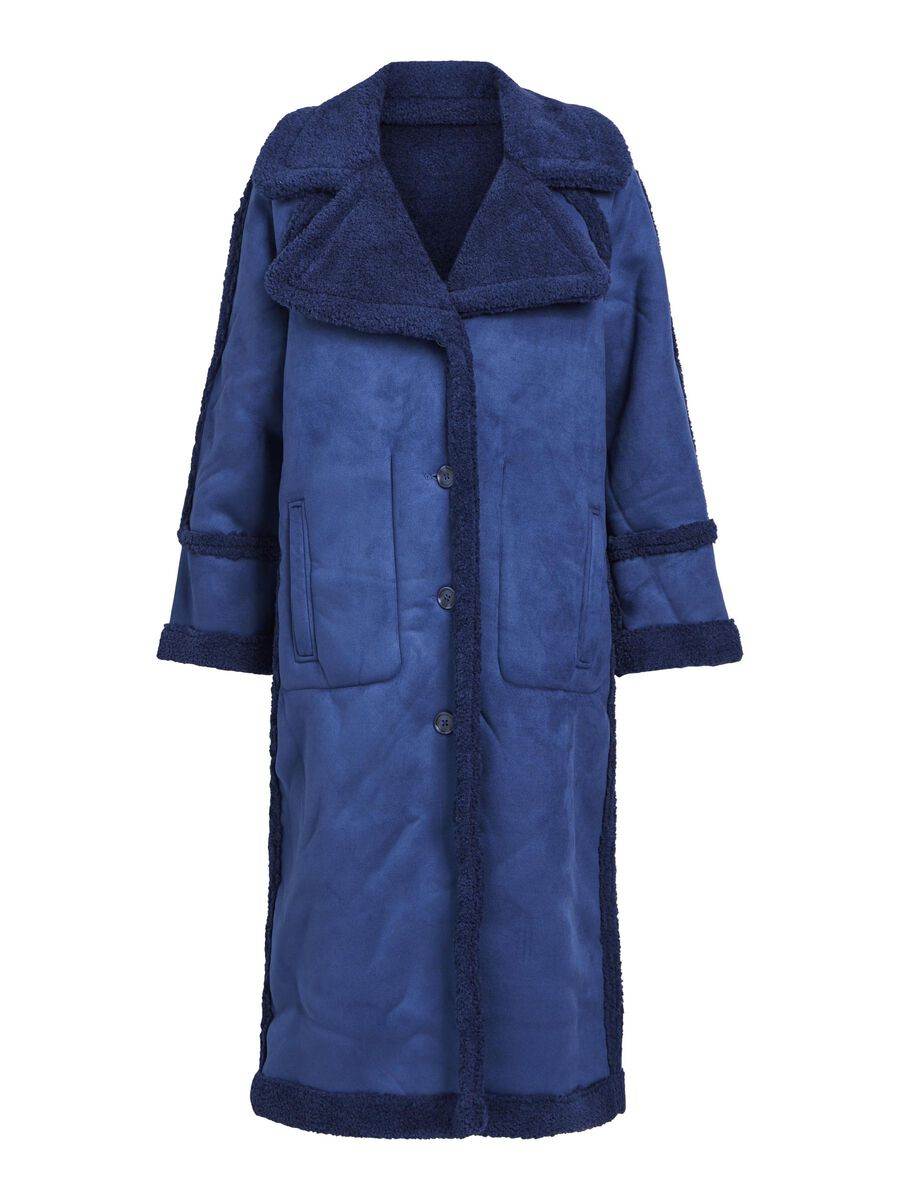 Object Collectors Item TEDDY-LINED COAT, Estate Blue, highres - 23042470_EstateBlue_001.jpg