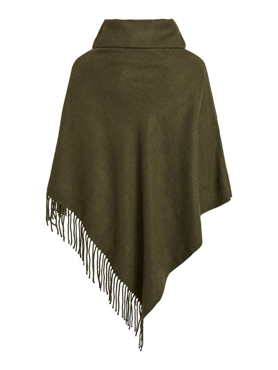 Carousel image - HIGH NECK PONCHO, Forest Night | 2