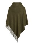 Product image thumbnail - HIGH NECK PONCHO, Forest Night | 2