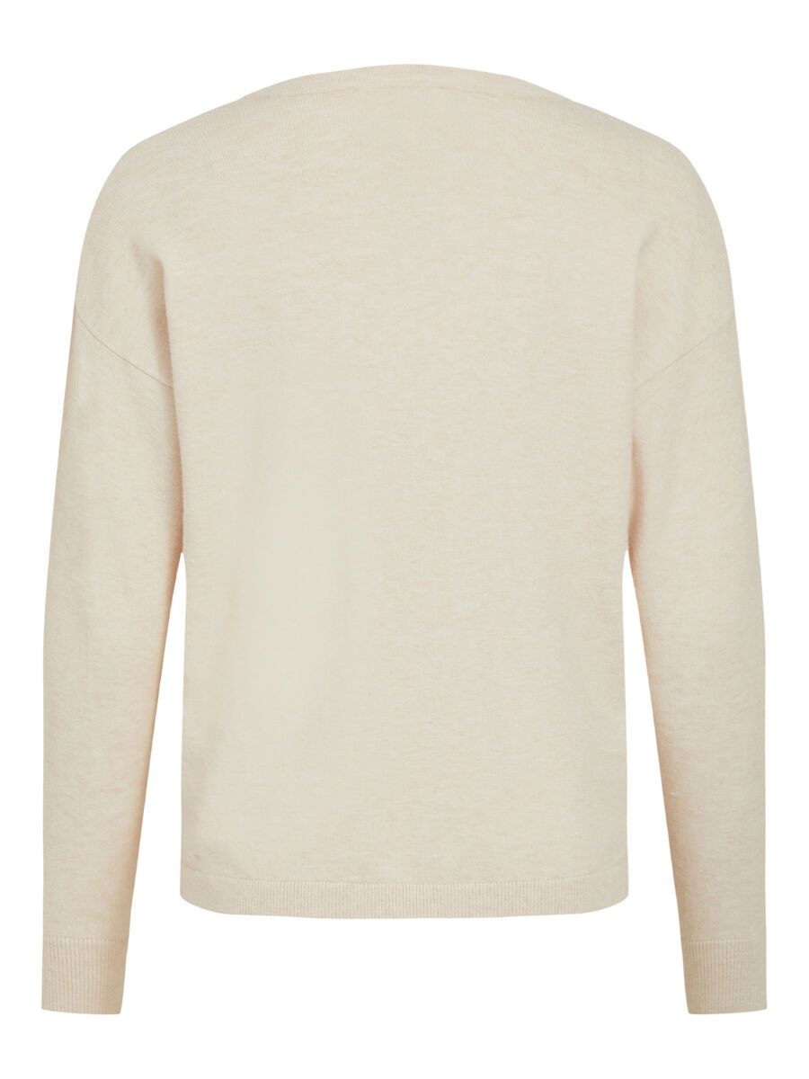 Carousel image - OBJTHESS KNITTED PULLOVER, Sandshell | 2
