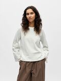 Product image thumbnail - LACE DETAILED PULLOVER, Light Grey Melange | 2