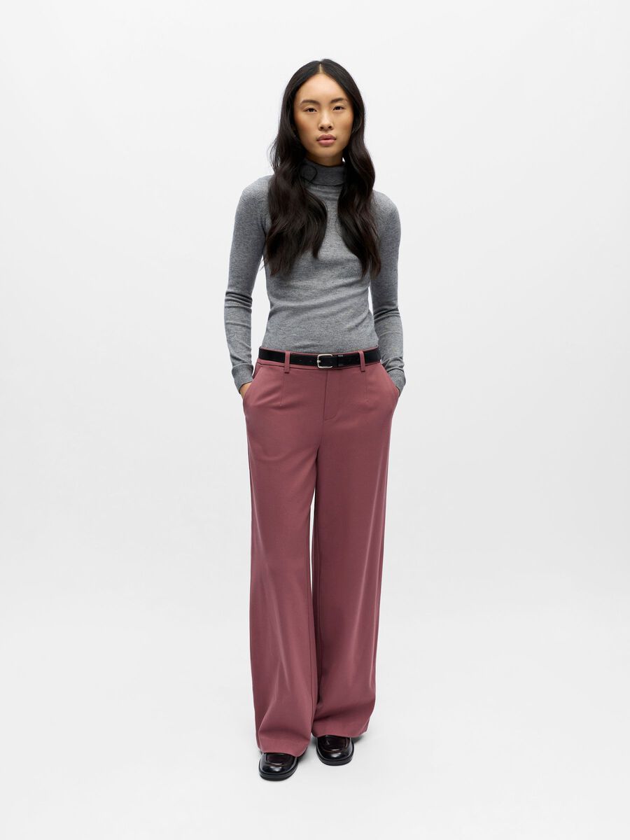 Carousel image - OBJLISA TROUSERS, Rose Brown | 4