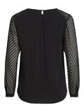 Object Collectors Item SPETSÄRMAD BLUS, Black, highres - 23028558_Black_002.jpg