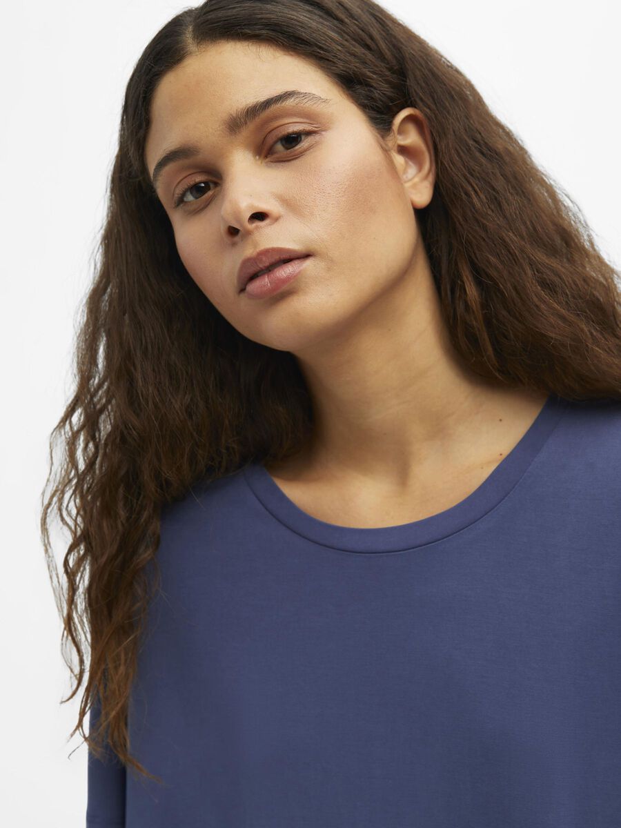 Carousel image - OBJANNIE T-SHIRT, Blue Indigo | 5