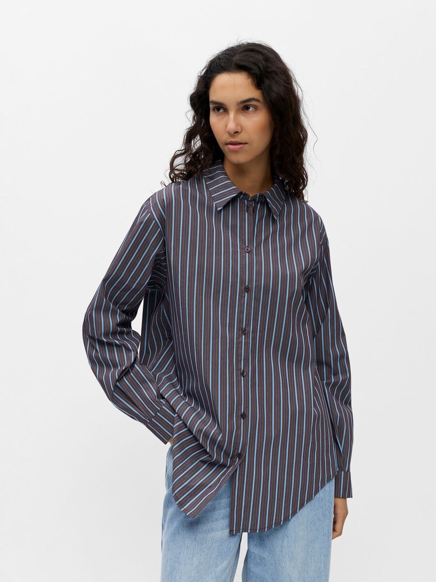 Product carousel image - LOOSE FIT HEMD, Seal Brown | 1