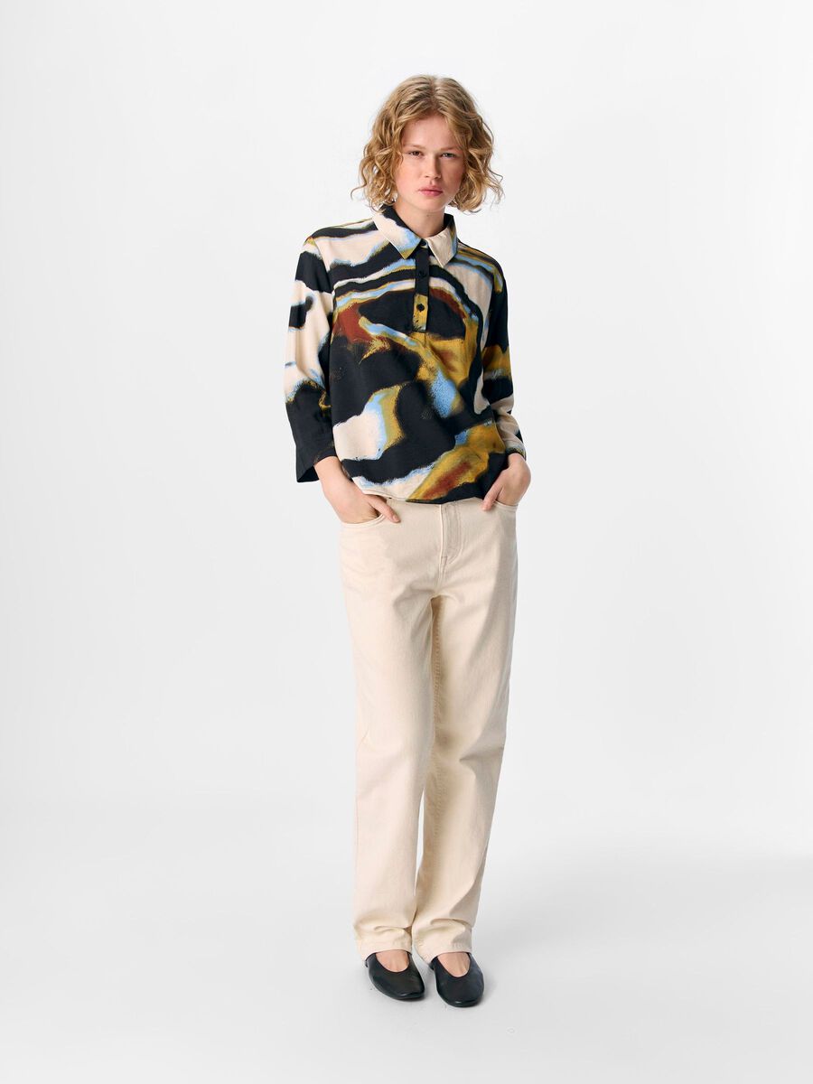 Carousel image - PRINTED SHIRT, White Sand | 4