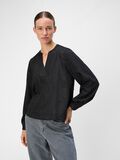 OBJECT KREUKEN BLOUSE, Black, highres - 23044664_Black_003.jpg
