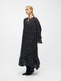 Product image thumbnail - POLKADOT MAXI JURK, Black | 2