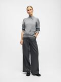 Product image thumbnail - DÉTAIL NŒUD PULL EN MAILLE, Medium Grey Melange | 4