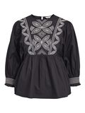 Object Collectors Item EMBROIDERED BLOUSE, Black, highres - 23044125_Black_1101425_001.jpg
