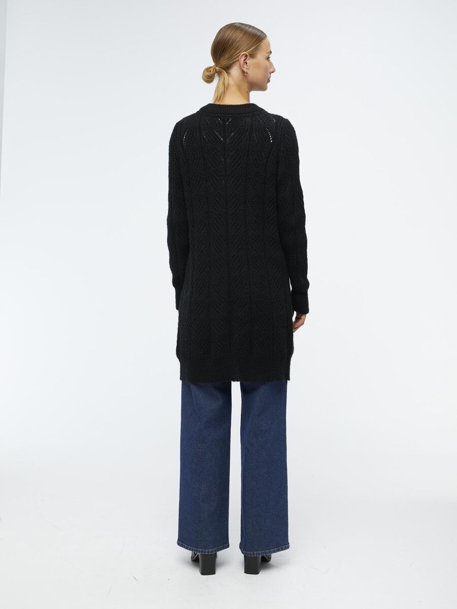 OBJECT OBJNOVA STELLA KNITTED CARDIGAN, Black, highres - 23030187_Black_004.jpg