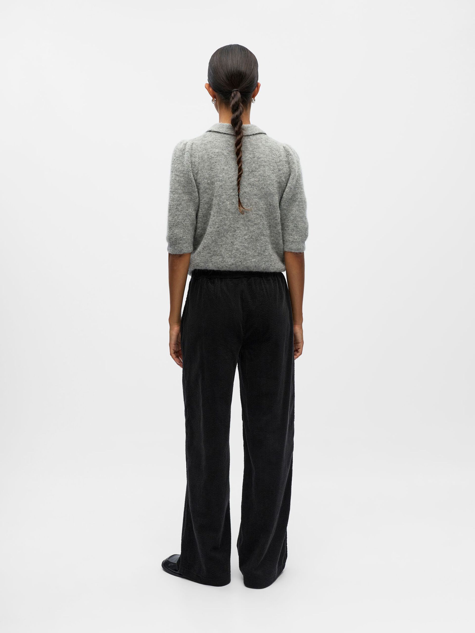 Carousel image - CORDUROY TROUSERS, Black | 3