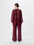 OBJECT TIE-FRONT BLOUSE, Cabernet, highres - 23046632_Cabernet_004.jpg