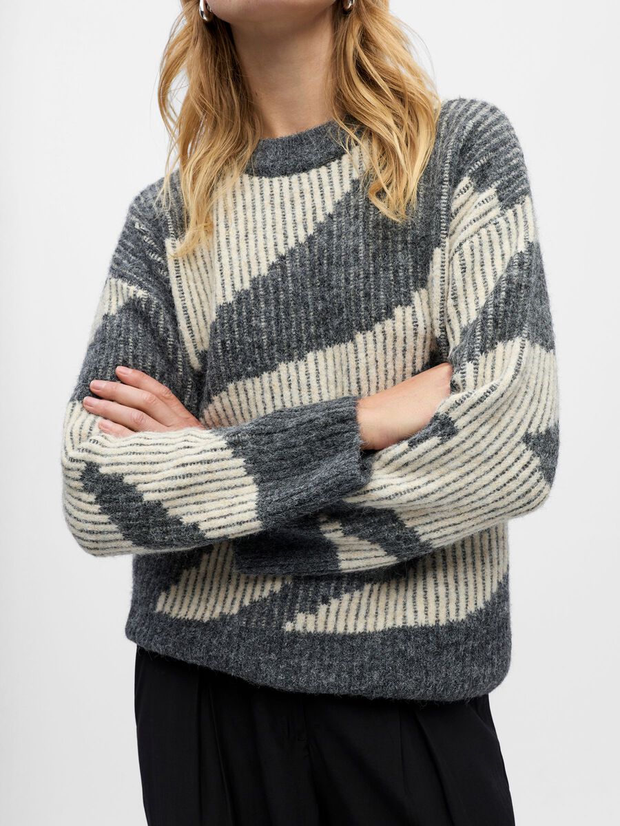 Product carousel image - EN MAILLE PULLOVER, Black | 3