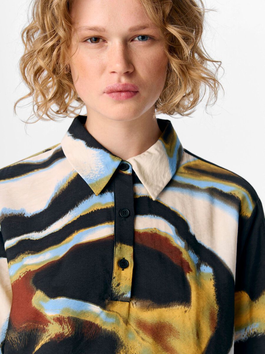 Carousel image - PRINTED SHIRT, White Sand | 5