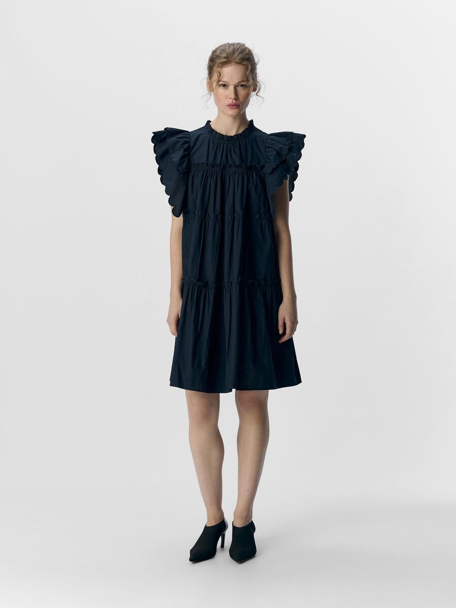Carousel image - GERÜSCHTES MINIKLEID, Sky Captain | 4