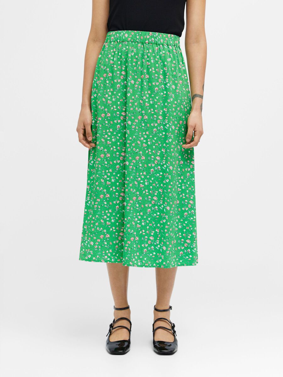 Object Collectors Item PRINTED SKIRT, Fern Green, highres - 23039416_FernGreen_956278_003.jpg