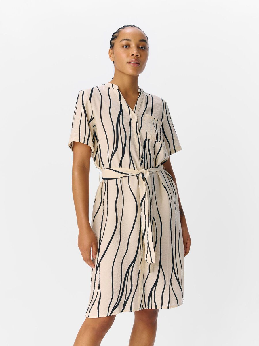 OBJECT PRINTED SHIRT DRESS, Sandshell, highres - 23043488_Sandshell_1199945_003.jpg